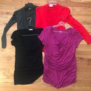 Set of 4 Nursing Tops!  For New Moms, Maternity